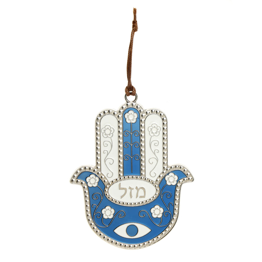 HAMSA SMALL PENDANT BLUE/WHITE