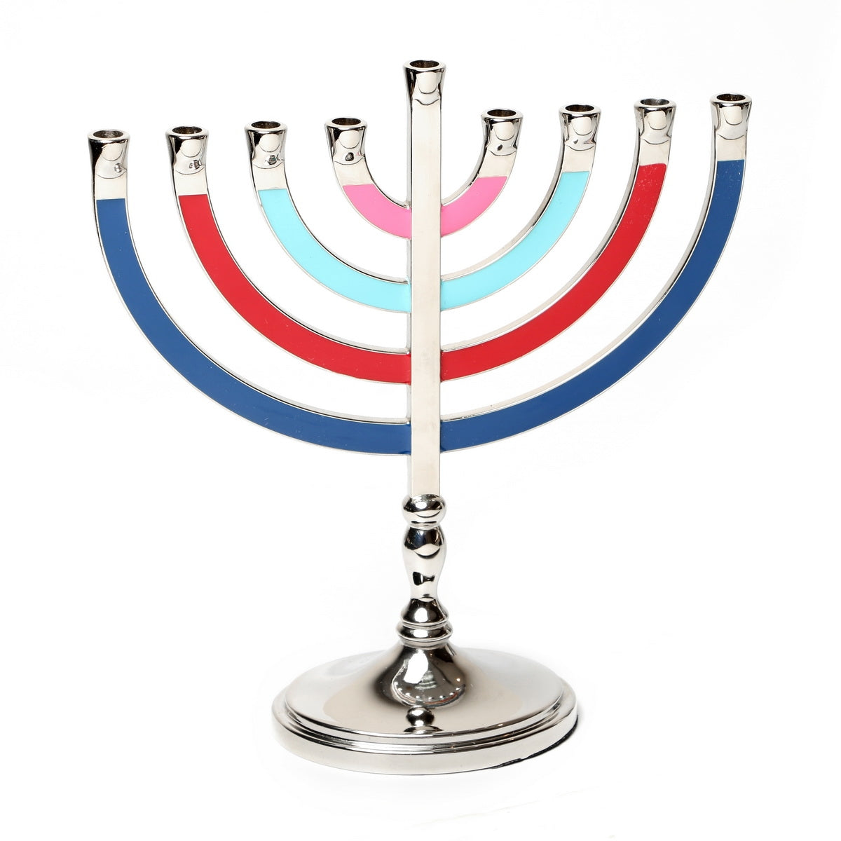 MENORAH COLORED METAL