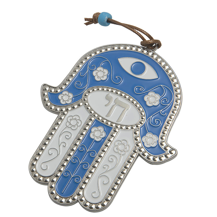 HAMSA PENDANT MEDIUM LIGHT BLUE